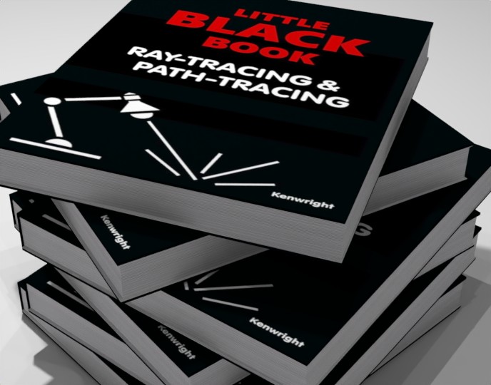 Little Black Book of Ray-Tracing and Path-Tracing (Paperback) on a shelf