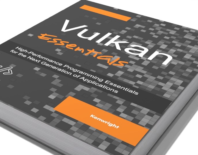 Vulkan Essentials (Paperback) on a shelf