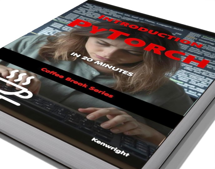 PyTorch in 20 Minutes - Coffee Break Series (Paperback) on a shelf