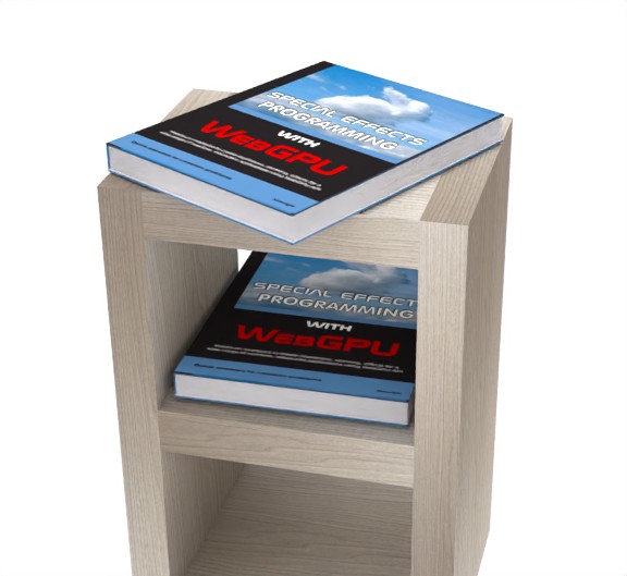 Special Effects Programming with WebGPU (Hardback) on a shelf