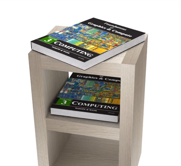 Foundations of Graphics & Compute - Volume 3: Computing  (Hardback) on a shelf