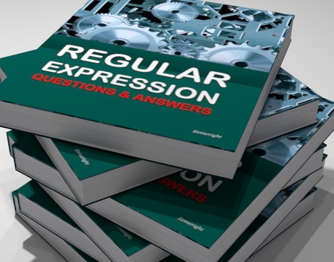 Regular Expressions Questions and Answers on a shelf