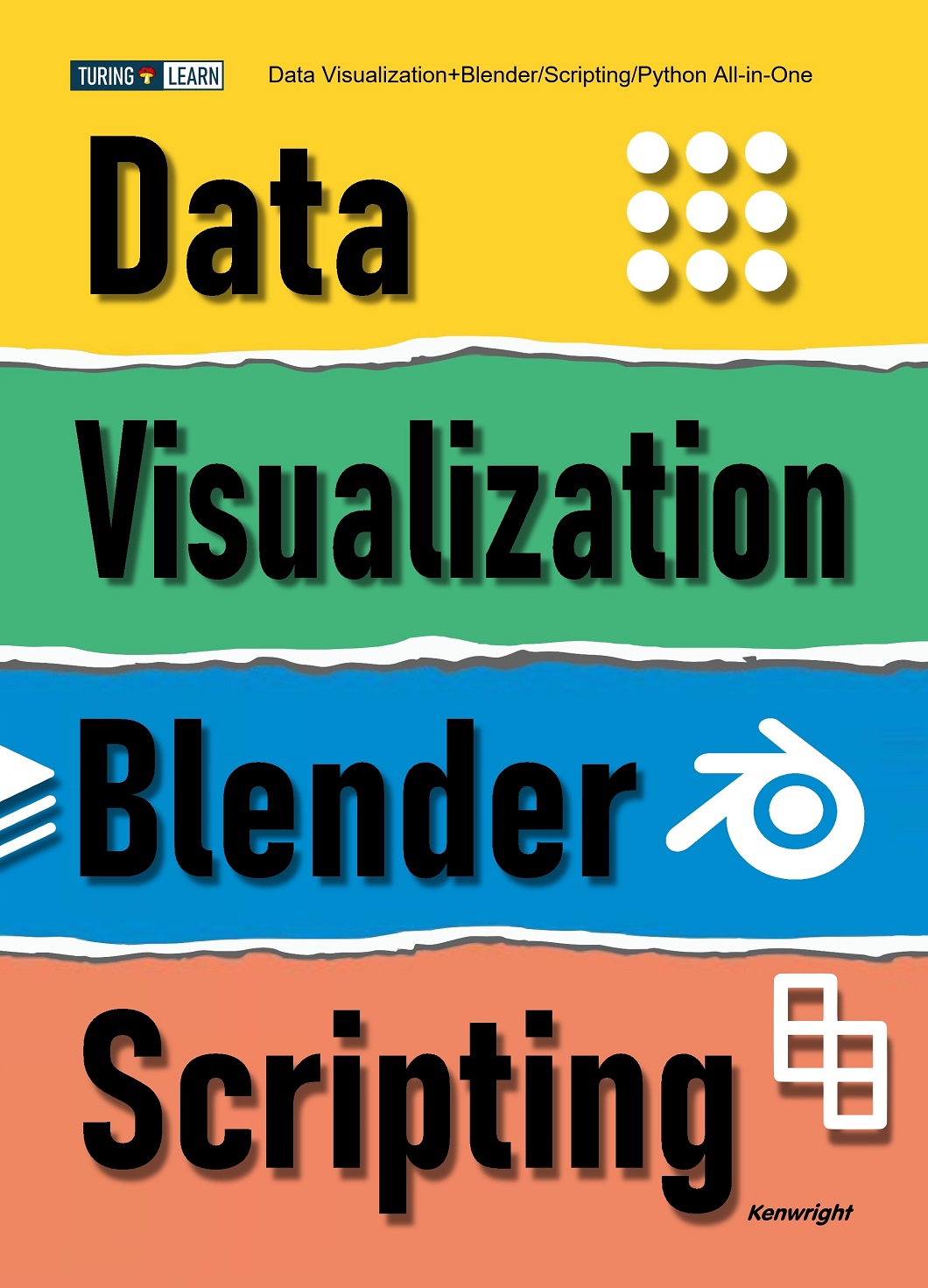 Data Visualization+Blender/Scripting/Python All-in-One (Paperback) cover